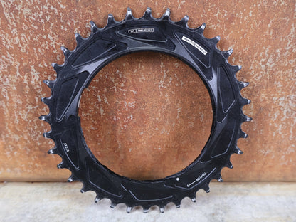 Kettenblatt von Sram, SRAM XX SL EAGLE T - TYPE KETTENBLATT / THREAD MOUNT – 36 ZÄHNE – 0 MM OFFSET vor USEDBIKES - OB.DE Hintergrund