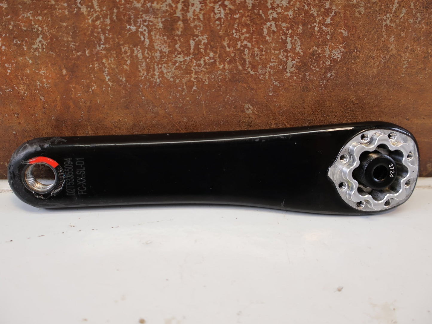 Kurbel von Sram, SRAM XX SL EAGLE T-TYPE KURBELARME / 165MM / TEAM EDITION / 8-BOLT / Q 168MM vor USEDBIKES-OB.DE Hintergrund