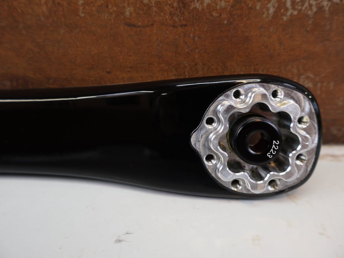 Kurbel von Sram, SRAM XX SL EAGLE T-TYPE KURBELARME / CARBON / 165MM / DUB / 8-BOLT / Q 168MM vor USEDBIKES-OB.DE Hintergrund
