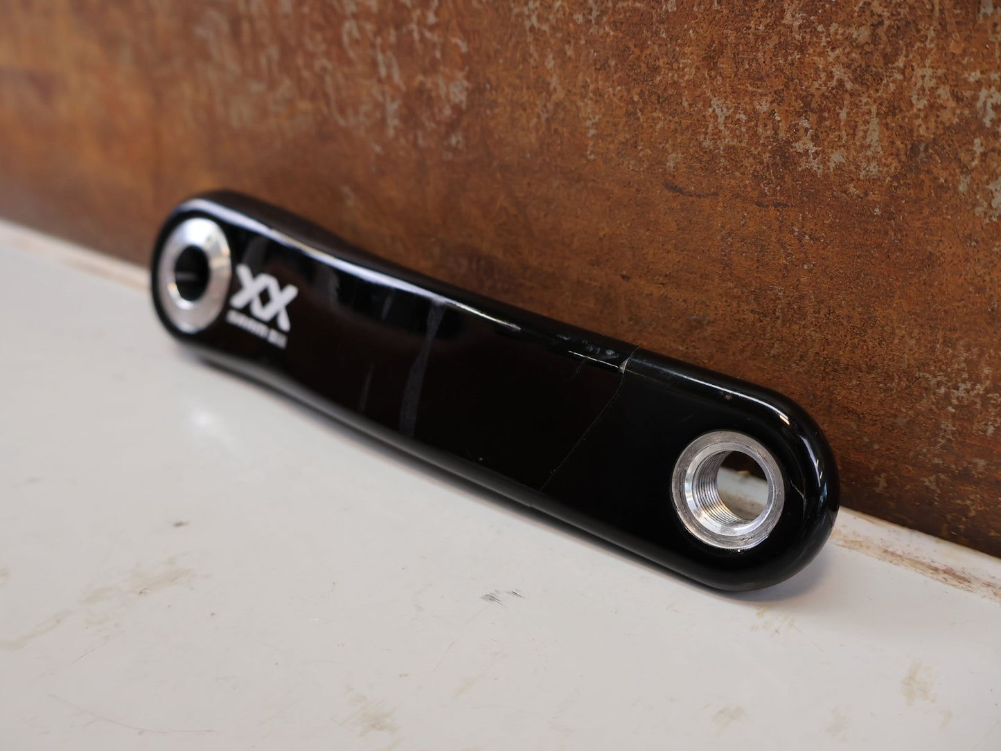 Kurbel von Sram, SRAM XX SL EAGLE T-TYPE KURBELARME / CARBON / 165MM / DUB / 8-BOLT / Q 168MM vor USEDBIKES-OB.DE Hintergrund