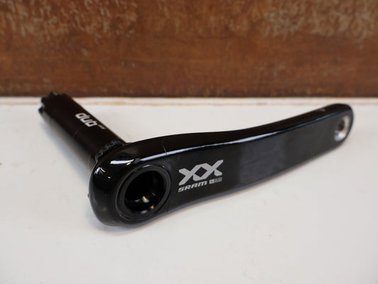 Kurbel von Sram, SRAM XX SL EAGLE TRANSMISSION KURBELARME DUB MTB WIDE / 55 MM / 165 MM vor USEDBIKES-OB.DE Hintergrund