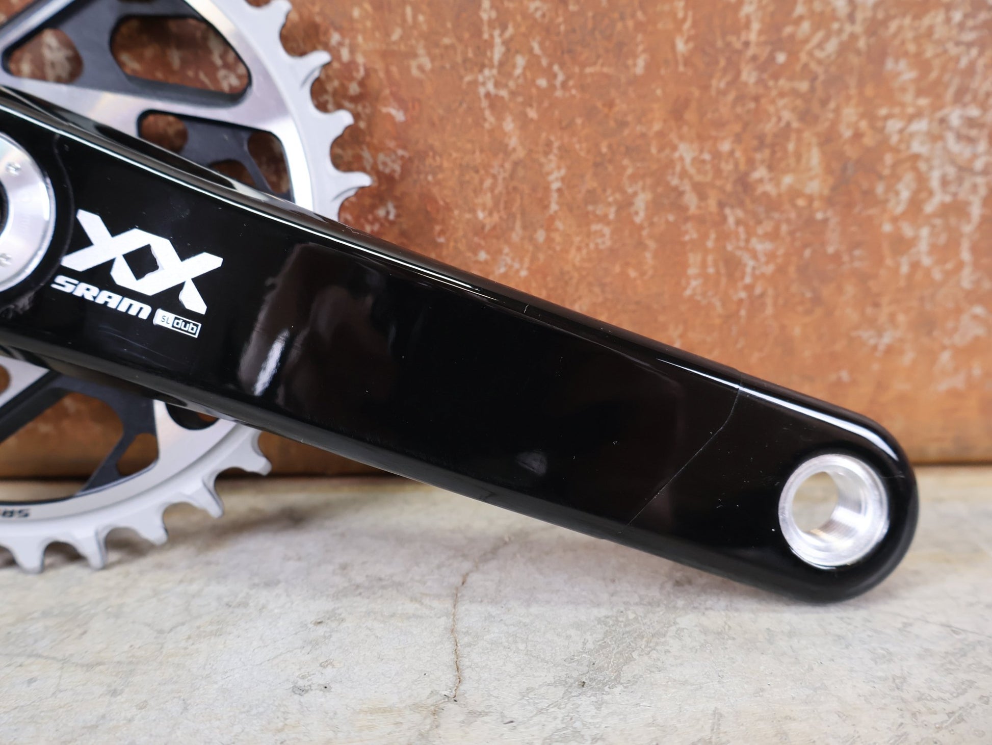 Kurbel von Sram, SRAM XX SL EAGLE TRANSMISSION KURBELGARNITUR – DUB MTB WIDE / 55 MM – 165 MM – 34 Z vor USEDBIKES - OB.DE Hintergrund