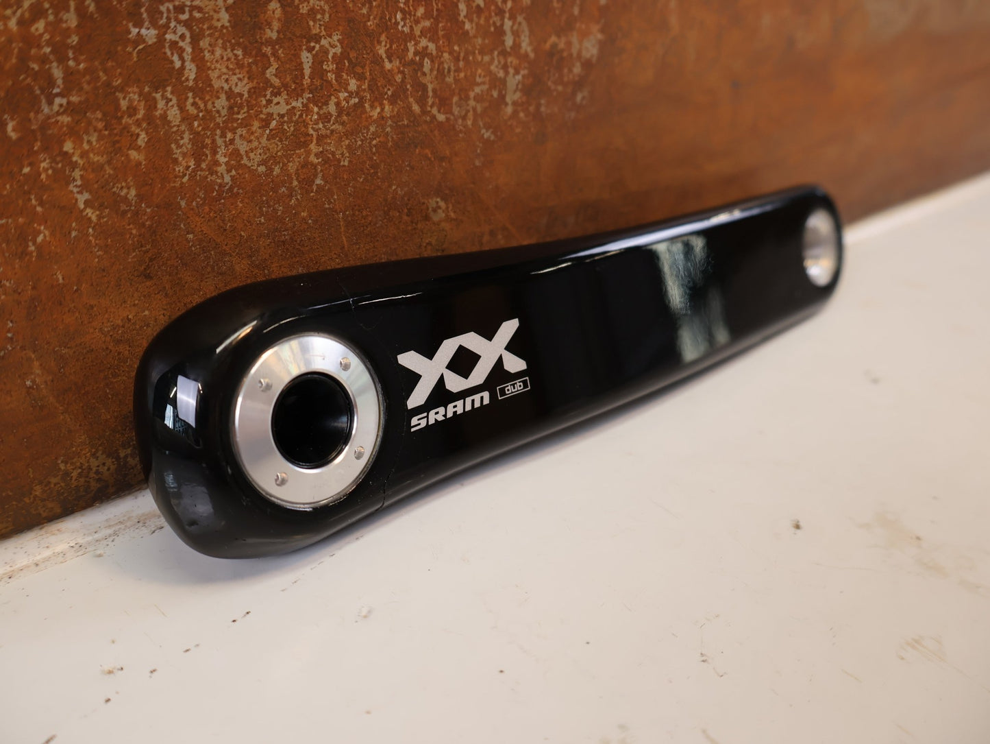 Kurbel von Sram, SRAM XX SL / XX EAGLE TRANSMISSION KURBELARME 165 MM / DUB WIDE / Q174 vor USEDBIKES-OB.DE Hintergrund