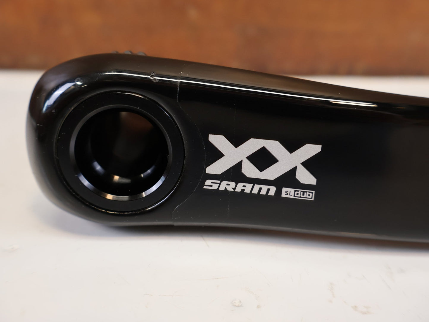 Kurbel von Sram, SRAM XX SL / XX EAGLE TRANSMISSION KURBELARME 165 MM / DUB WIDE / Q174 vor USEDBIKES-OB.DE Hintergrund