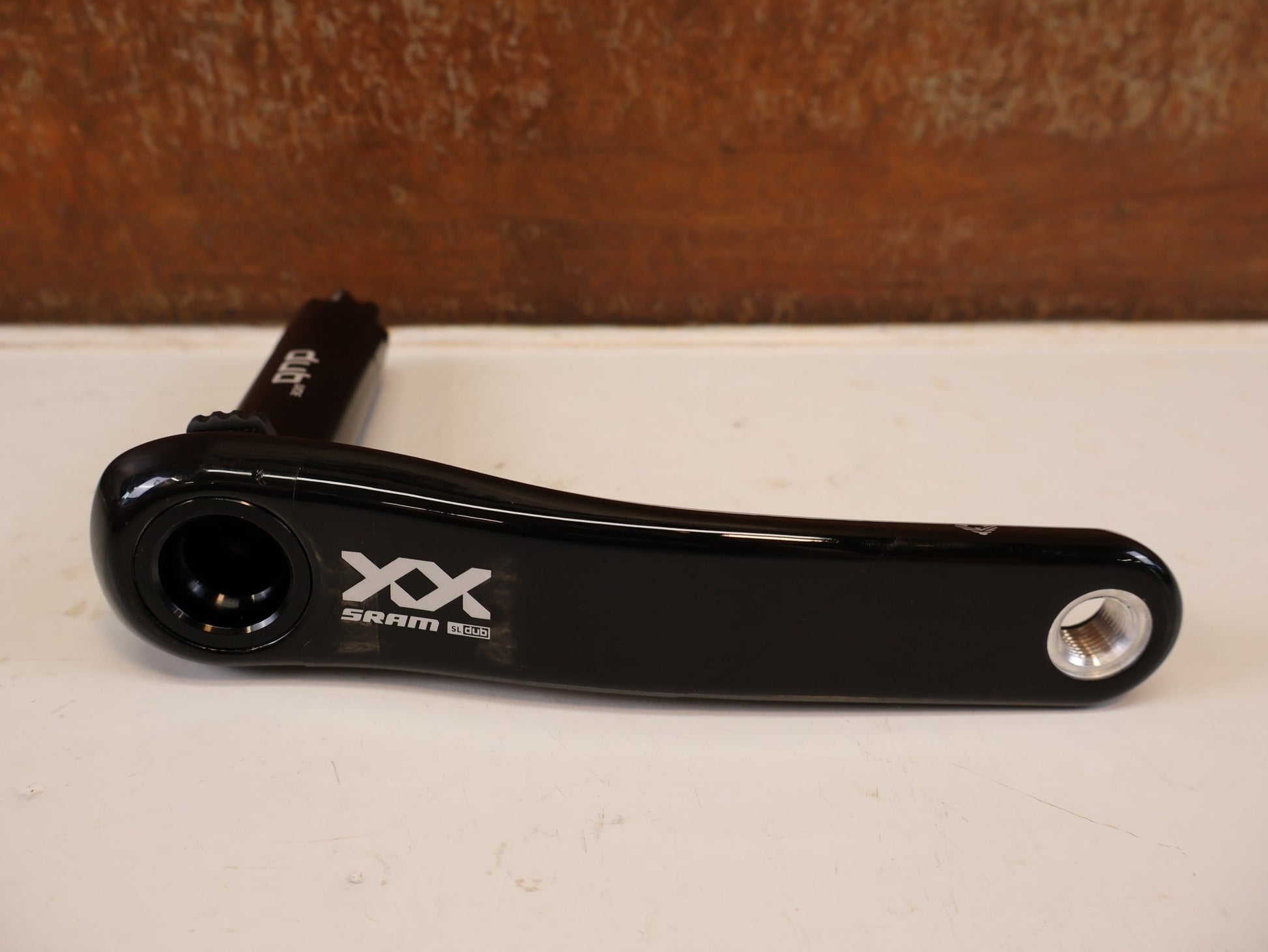 Kurbel von Sram, SRAM XX SL / XX EAGLE TRANSMISSION KURBELARME 165 MM / DUB WIDE / Q174 vor USEDBIKES-OB.DE Hintergrund
