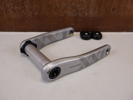 Kurbel von Sram, SRAM XX1 Eagle Kurbel Nino Schurter DUB SL 175mm / 3-Bolt vor USEDBIKES-OB.DE Hintergrund