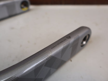 Kurbel von Sram, SRAM XX1 Eagle Kurbel Nino Schurter DUB SL 175mm / 3-Bolt vor USEDBIKES-OB.DE Hintergrund
