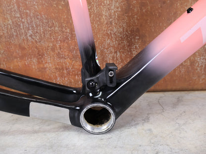 Gravel - /Cyclocrossrahmen von Trek, TREK BOONE RAHMENSET / LOWSTICK TO LIVING CORAL FADE / DISC / 56CM vor USEDBIKES - OB.DE Hintergrund