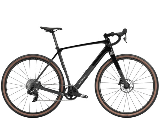 Gravel/Cyclocross von Trek, TREK CHECKPOINT SL 5 AXS GEN 3 / TREK BLACK / M vor USEDBIKES - OB.DE Hintergrund