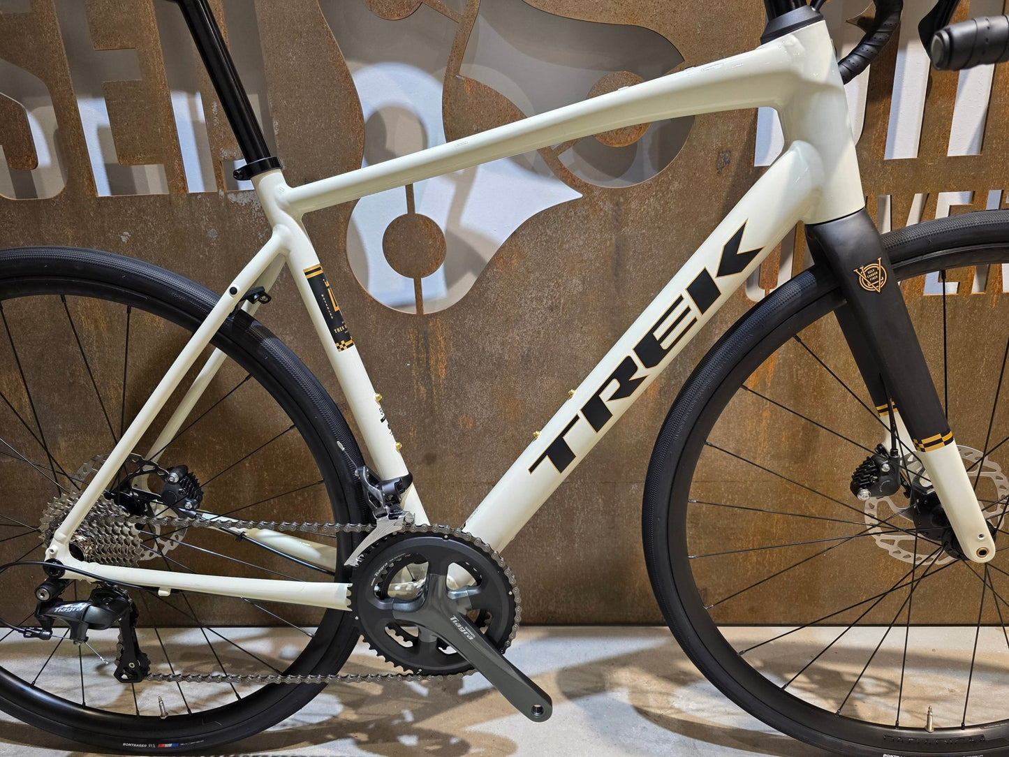 Rennrad von Trek, TREK DOMANE AL 4 GEN 4 / ERA WHITE / 56CM vor USEDBIKES - OB.DE Hintergrund