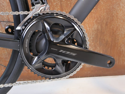 Rennrad von Trek, TREK DOMANE SL 5 GEN 5 MATTE DEEP SMOKE / M vor USEDBIKES-OB.DE Hintergrund