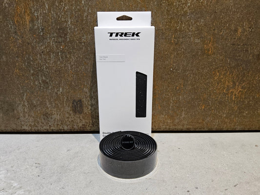 Griffe und Lenkerbänder von Trek, TREK DOUBLE GEL CORK LENKERBANDSET / BLACK vor USEDBIKES - OB.DE Hintergrund