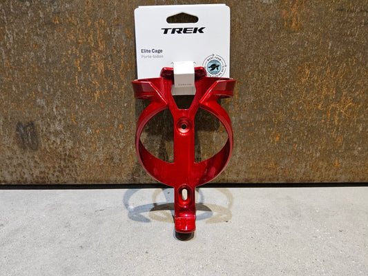 Trinkflaschen und Halter von Trek, TREK ELITE RECYCLED FLASCHENHALTER / CRIMSON DARK RED vor USEDBIKES - OB.DE Hintergrund