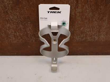 Trinkflaschen und Halter von Trek, TREK ELITE RECYCLED FLASCHENHALTER / LUNAR SILVER vor USEDBIKES-OB.DE Hintergrund