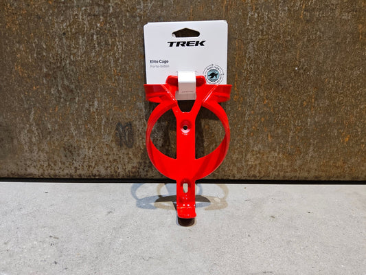 Trinkflaschen und Halter von Trek, TREK ELITE RECYCLED FLASCHENHALTER / RADIOACTIVE RED vor USEDBIKES - OB.DE Hintergrund