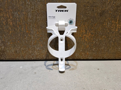 Trinkflaschen und Halter von Trek, TREK ELITE RECYCLED FLASCHENHALTER / WHITE vor USEDBIKES - OB.DE Hintergrund
