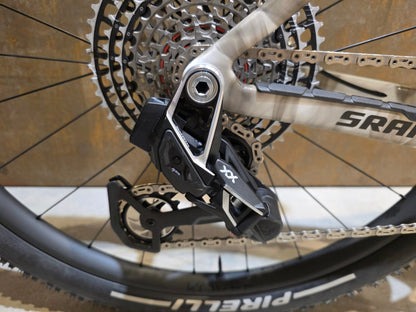 Mountainbike von Trek, TREK FACTORY RACING TEAM PROCALIBER TRANSMISSION XX SL / M vor USEDBIKES - OB.DE Hintergrund