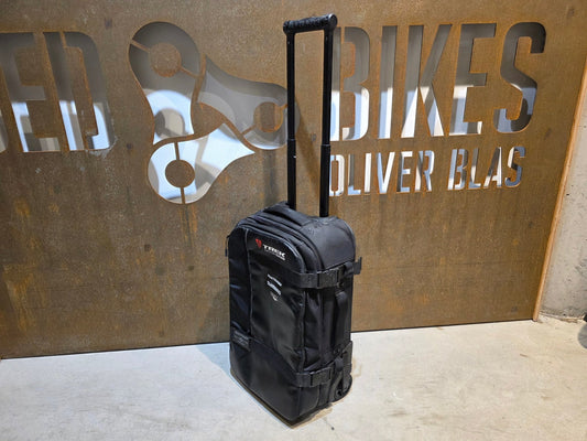 Zubehör von Bontrager, TREK FACTORY RACING TROLLEY - BONTRAGER TRANSFER SERIES MALLORCA vor USEDBIKES - OB.DE Hintergrund