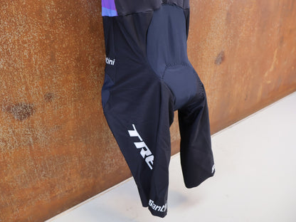 Damenbekleidung - TFR von Santini, TREK FACTORY RACING XC RACE / SUIT SHORTSLEEVE / EINTEILER / DAMEN vor USEDBIKES-OB.DE Hintergrund
