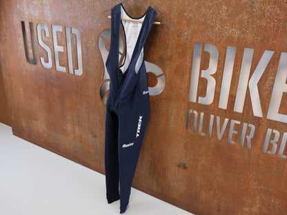 Herrenbekleidung - TFR von Santini, TREK FACTORY RACING XC THERMAL BIBTIGHT / LANGE TRÄGERHOSE / HERREN vor USEDBIKES-OB.DE Hintergrund