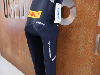 Herrenbekleidung - TFR von Santini, TREK FACTORY RACING XC THERMAL BIBTIGHT / LANGE TRÄGERHOSE / HERREN vor USEDBIKES-OB.DE Hintergrund
