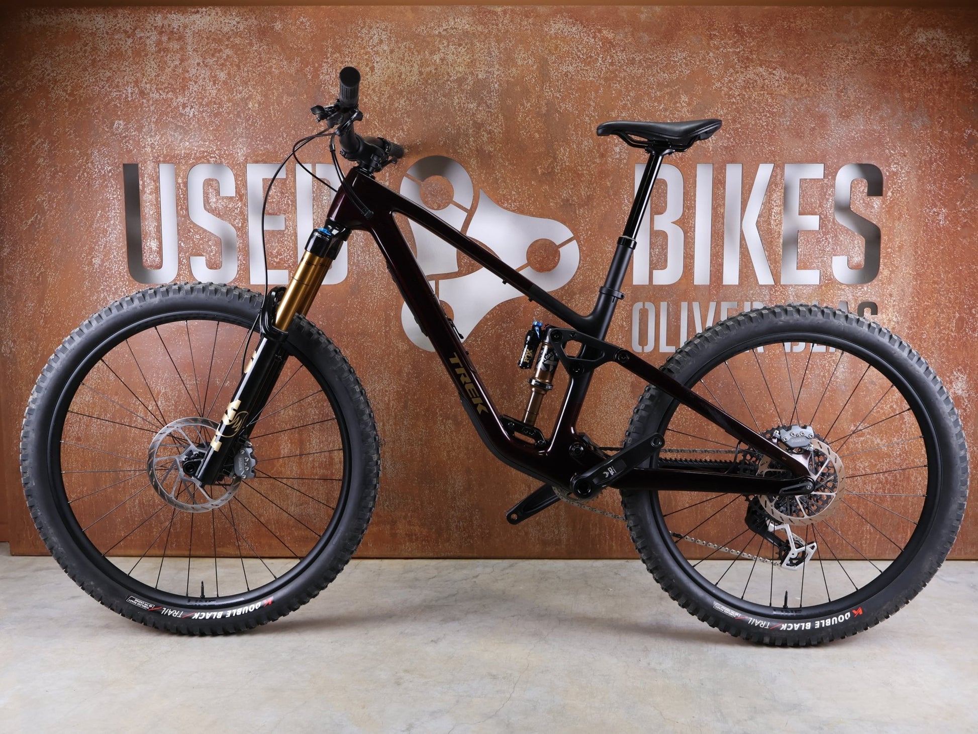 trek mountainbike rot TREK FUEL MX 9.8 EAGLE 90 GEN 7 – GLOSS DARK CARMINE – FOX FACTORY 160 – USEDBIKES-OB.DE