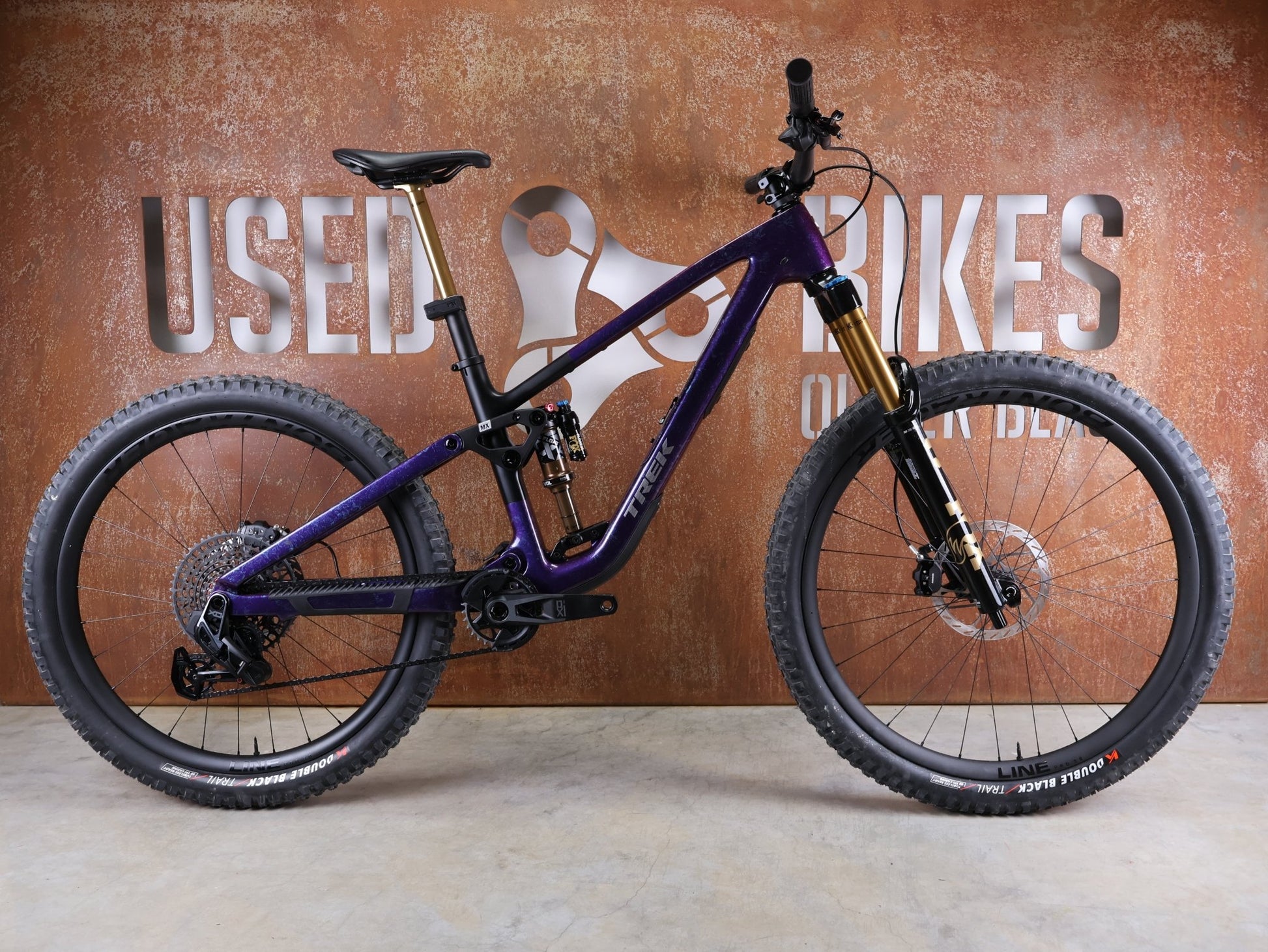trek mountainbike gebraucht TREK FUEL MX 9.9 X0 AXS GEN 7 – PURPLE PHAZE / AMETHYST MARBLE / M – USEDBIKES-OB.DE