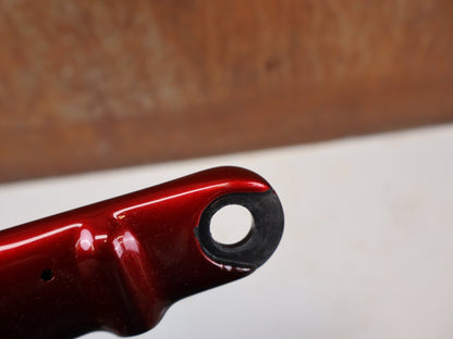 Federgabel, Gabel & Dämpfer von Trek, Trek Madone SLR Gen 8 Carbon Gabel Red Smoke 40mm 377g vor USEDBIKES-OB.DE Hintergrund