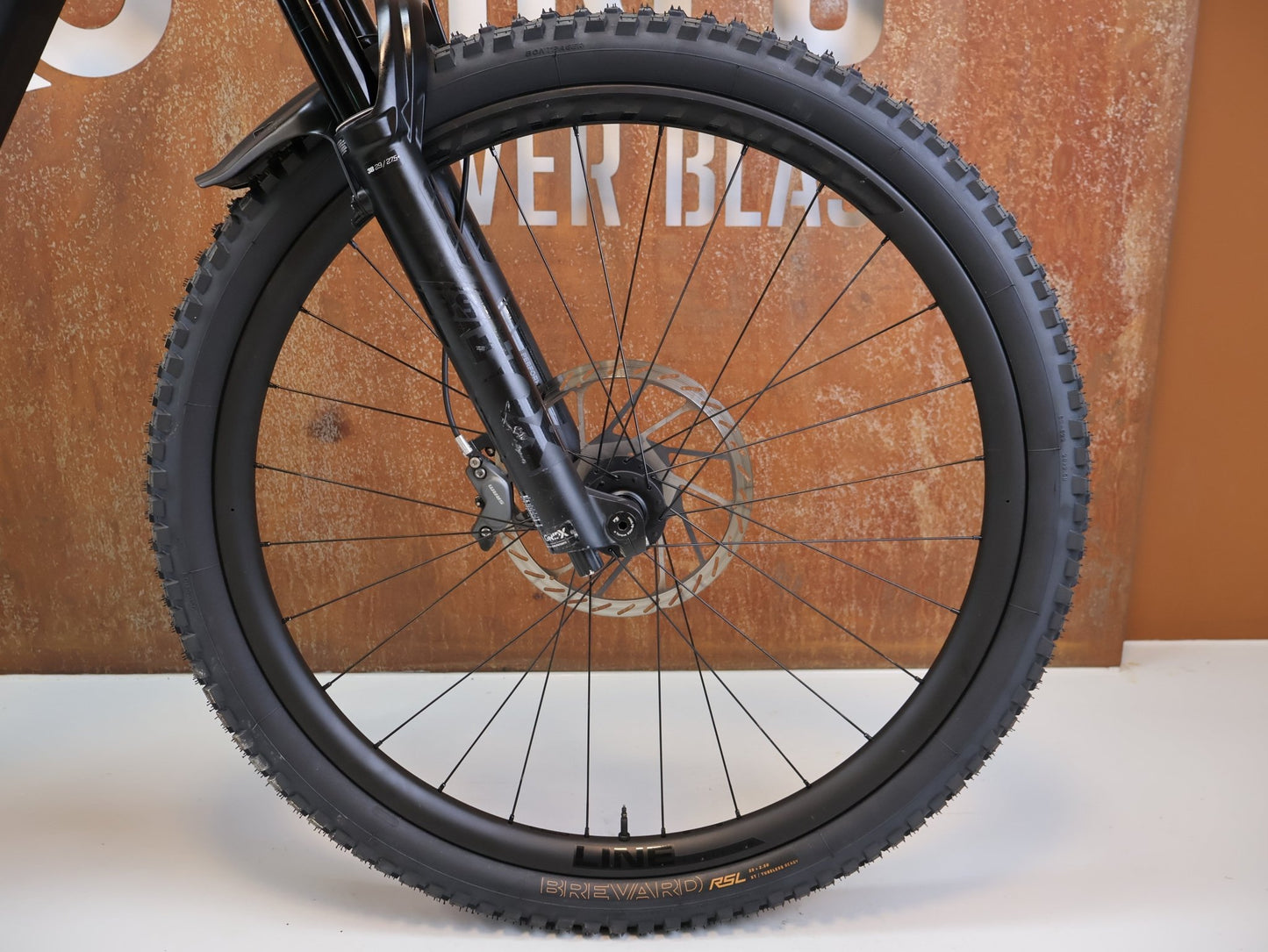 E - Mountainbike von Trek, TREK RAIL+ 9.8 GX AXS T - TYPE GEN 5 / GRÖSSE L / 800 WH / PENNYFLAKE vor USEDBIKES - OB.DE Hintergrund
