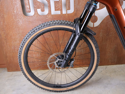 E - Mountainbike von Trek, TREK RAIL+ 9.8 GX AXS T - TYPE GEN 5 / PENNYFLAKE / L vor USEDBIKES - OB.DE Hintergrund