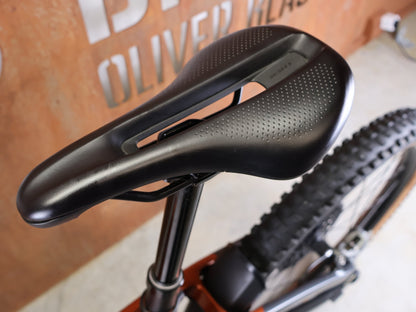 E - Mountainbike von Trek, TREK RAIL+ 9.8 GX AXS T - TYPE GEN 5 / PENNYFLAKE / S vor USEDBIKES - OB.DE Hintergrund