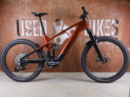 E - Mountainbike von Trek, TREK RAIL+ 9.8 GX AXS T - TYPE GEN 5 / PENNYFLAKE / XL vor USEDBIKES - OB.DE Hintergrund