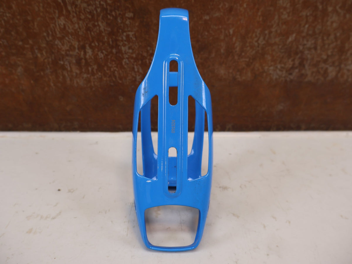 Trinkflaschen und Halter von Trek, Trek RSL Aero Carbon Flaschenhalter OCLV Blue Navy 35g vor USEDBIKES-OB.DE Hintergrund