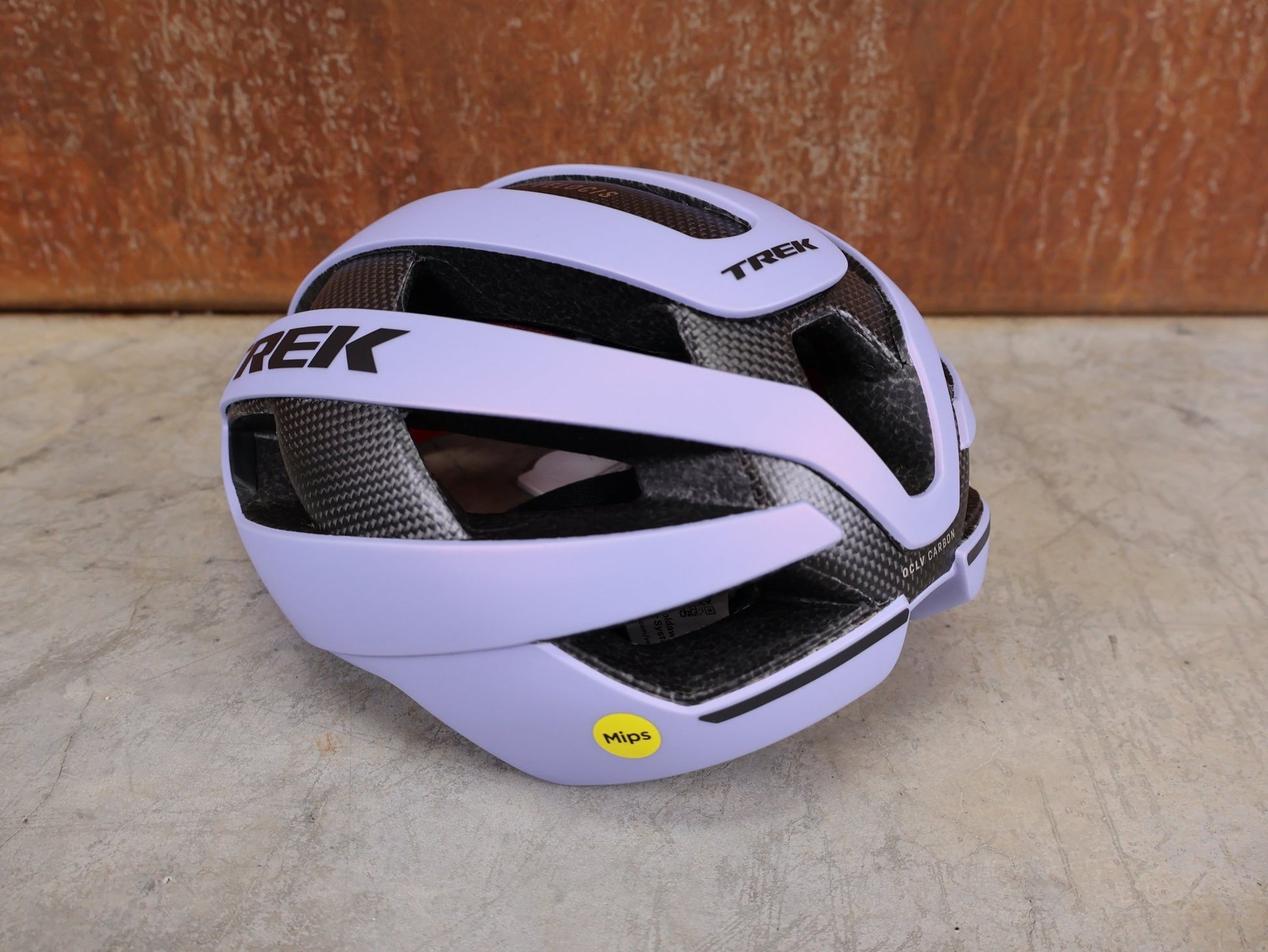 Helme von Trek, TREK VELOCIS MIPS RENNRADHELM – TREK FACTORY RACING TEAM EDITION / PROJECT ONE OLYMPIC LACKIERUNG – GRÖSSE S vor USEDBIKES - OB.DE Hintergrund