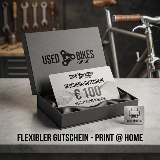 Gutschein von Used Bikes Oliver Blas GmbH, USEDBIKES-OB.DE - Geschenkgutschein vor USEDBIKES-OB.DE Hintergrund