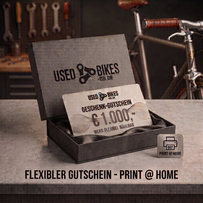 Gutschein von Used Bikes Oliver Blas GmbH, USEDBIKES-OB.DE - Geschenkgutschein vor USEDBIKES-OB.DE Hintergrund