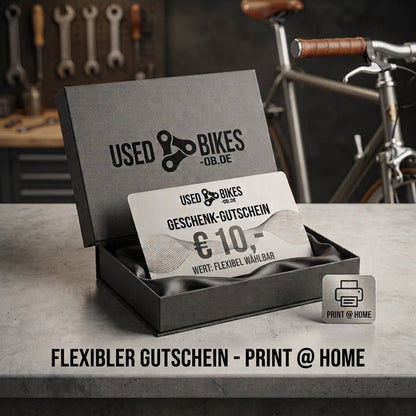 Gutschein von Used Bikes Oliver Blas GmbH, USEDBIKES-OB.DE - Geschenkgutschein vor USEDBIKES-OB.DE Hintergrund