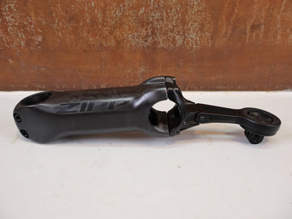 Vorbau von Zipp, Zipp SL Speed Carbon Vorbau 120mm QuickView Mount 193g vor USEDBIKES-OB.DE Hintergrund