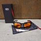 100% SONNENBRILLE CAMPO SOFT TACT CRYSTAL BLACK HIPER RED MULTILAYER
